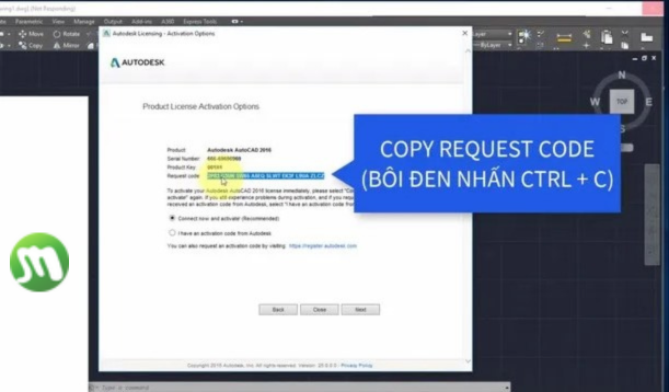 Copy Request code Autocad