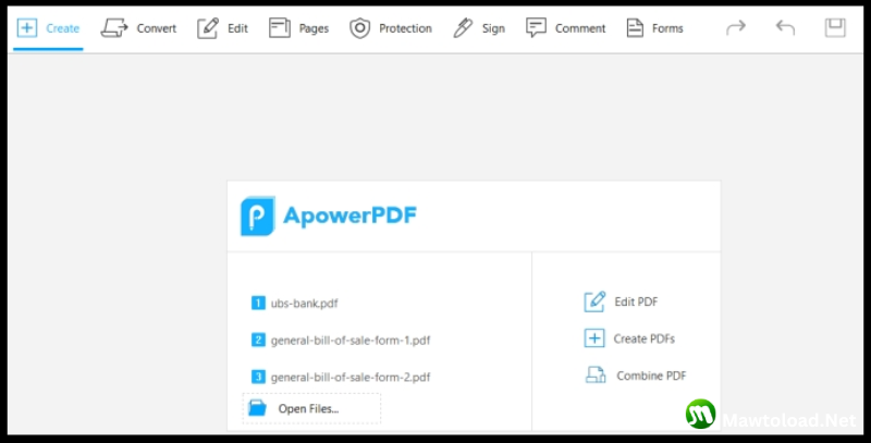 ApowerPDF เวอร์ชัน 26.0 โปรแกรมจัดการ PDF ดาวน์โหลดฟรี