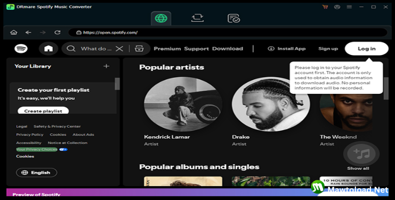 DRmare Music Converter for Spotify 5.0