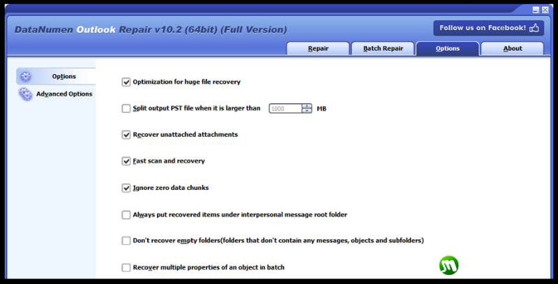 DataNumen Outlook Repair 6.2