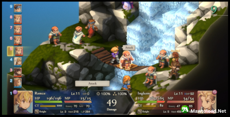 Final Fantasy Tactics The Ivalice Chronicles v1.4.0 ดาวน์โหลดเกมกลยุทธ์ฟรี