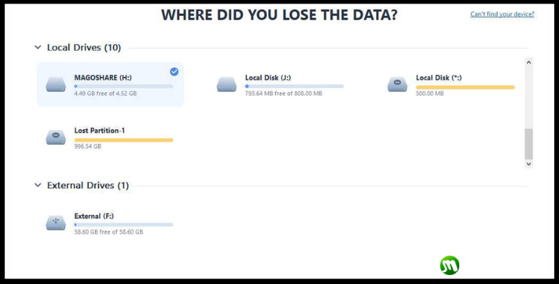 Magoshare Data Recovery 2023 โปรแกรมกู้คืนข้อมูล ดาวน์โหลดฟรี