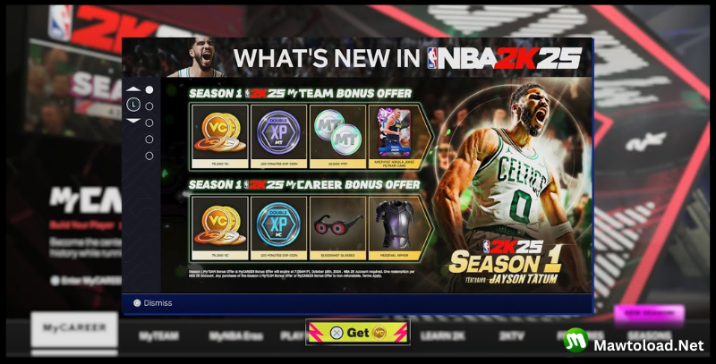 NBA 2K25 โหลดเกมกีฬาบาสเก็ตบอล