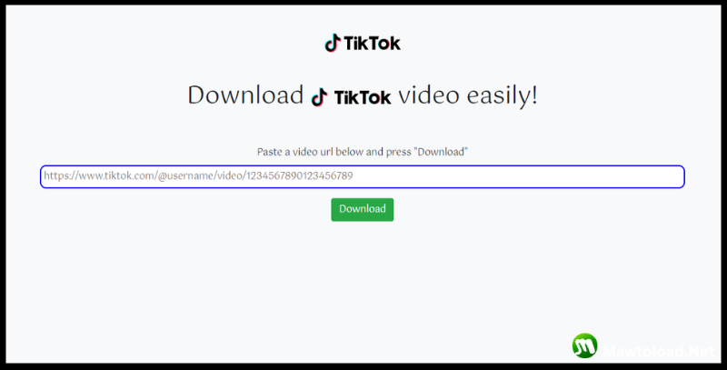 TikTok Downloader เวอร์ชัน 26.0 โปรแกรมอื่นๆ ดาวน์โหลดฟรี
