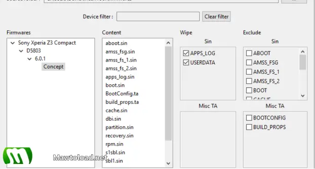 Sony Xperia D5803 Screen Lock Reset Download