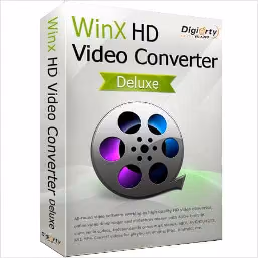 WinX HD Video Converter Deluxe 26.0 โปรแกรมตัดต่อวิดีโอ ดาวน์โหลดฟรี (32-bit/64-bit)
